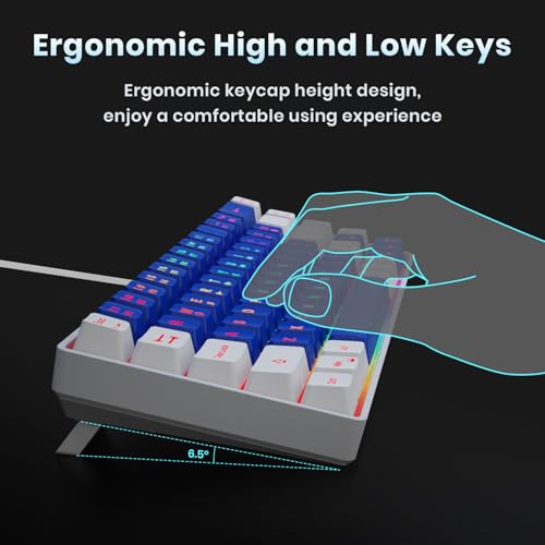 Teclado Gamer GEODMAER 65% Conectividad USB-A miniatura 6