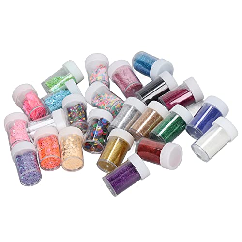 Lantejoulas com brilho fino, lantejoulas coloridas de tamanho de partícula uniformes filme de galvan