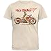 Van Halen - Mens Biker Pin Up T-shirt X-large White
