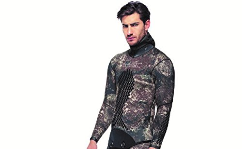 Seac Men's Kama 7Mm Wetsuit Jacket, Brown Camouflage, Xx-Large #TOP5