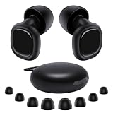 Ultra Soft Ear Plugs - 55dB (SNR) Noise Reduction Hearing Protection - Reusable Earplugs Flexible Comfortable Fit for Noise Sensitivity, Sleep, Work, Study, Airplane, Concerts & Festivals (Black)