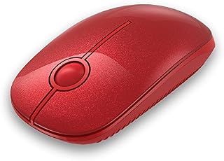 Jelly Comb 2.4G Slim Wireless Mouse with Nano Receiver, Less Noise, Portable Mobile
