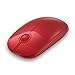 Jelly Comb 2.4G Slim Wireless Mouse with Nano Receiver, Less Noise, Portable Mobile Optical Mice for Notebook, PC, Laptop, Computer, MacBook MS001 (Pure Red)