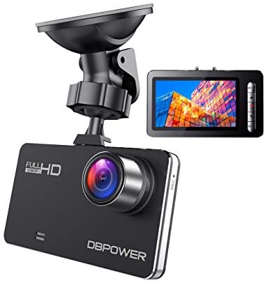 DBPOWER Ultra Slim Car Dash Cam, Car Driving Recorder FHD 1080P 2.7" LCD Dashboard Camera IPS Advanced Sensor Loop Recording, Motion Detection, G-Sensor, Parking Monitoring