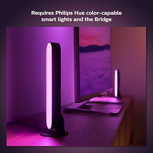 PHILIPS Hue Caixa Play HDMI Sync, Divisor HDMI 4K, 4 HDMI em 1 saída, Hue Smart Hub e Hue Luzes Inte