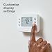 New! Honeywell Home Programmable Thermostat, Single-Stage, 1 Heat/1 Cool Compatibility, 5-2 Day Schedule, X2P, White, RTH20B