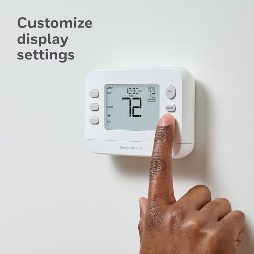 Honeywell Home X2P Programmable Thermostat, Single-Stage, 1 Heat/1 Cool Compatibility, 5-2 Day Schedule, White, RTH20B by Honeywell Home - Image 4
