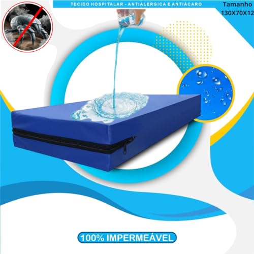 Capa Protetora de Colchão Berço Americano e Mini Cama Impermeável 130x70x12cm