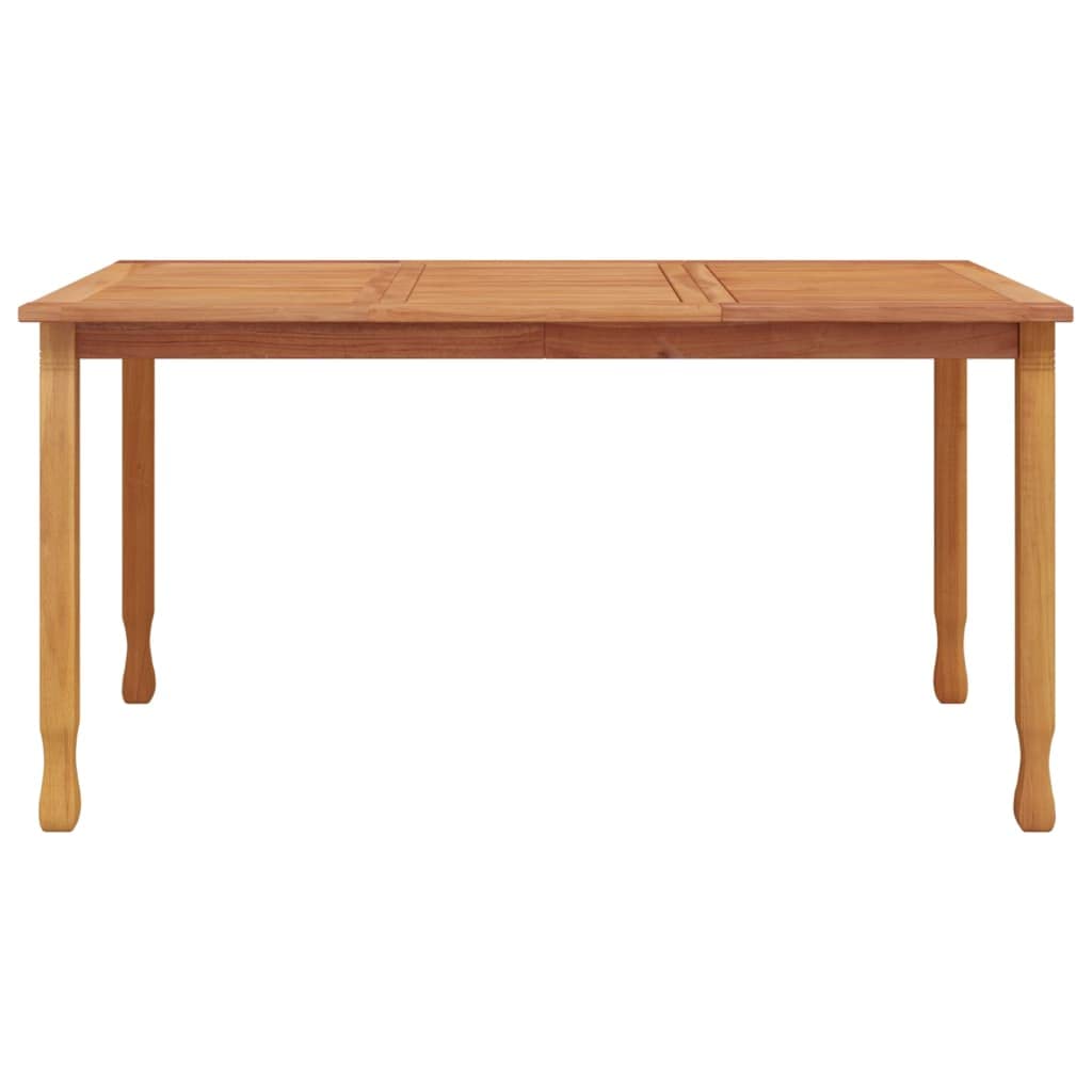 Tavolo da giardino per esterni, in legno di teak, resistente alle intemperie, per terrazze, balcone, tavolo da pranzo, 85 x 85 x 75 cm