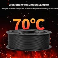 JAYO PETG Filament 1.75mm, PETG-CF Carbonfaser gefülltes PETG Filament, Maßgenauigkeit +/- 0.03mm, 3D Drucker Filament, Fit Most FDM Printer, PETG CF Black – Ansicht 5