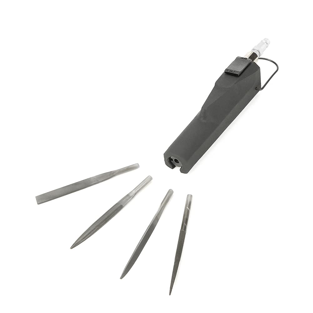 Lima pneumatica Set di utensili per molatura pneumatica Mini Lima per rettifica pneumatica ultrasonica a mini strumento pneumatico ad alta velocità Macchina alternativa per levigatura e lucidatura