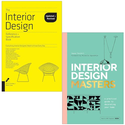 Image of The Interior Design Reference & Specification Book By Chris Grimley, Mimi Love & [Hardcover] Interior Design Masters By Joanna Thornhill 2 Books Collection Set