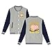 Produktbild Fashion Mens & Womens A Cute Piggy Bank Unisex College Jacket Baseball Uniform Jacket Sport Coat
