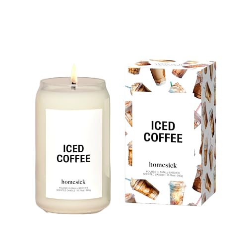 Iced Coffee Scented Candle in Glass Jar