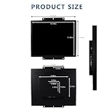 VSDISPLAY Przemysłowy monitor dotykowy, 19-calowy 1280 x 1024 1000 nitów
