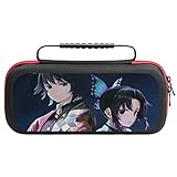 鬼滅の刃 Switchケース スイッチライト収納ケース Switch用ケースゲーム機収納袋 防水 耐衝撃 薄型 軽量 大容量 全面保護 ゲーム機収納袋 ゲームカード20枚収納可能 スイッチコンソール収納袋 ゲームストレージ
