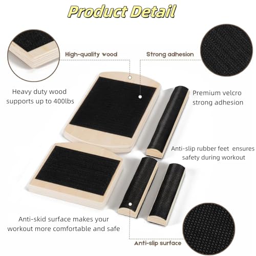 Ankle Balancing Board, Ankle Strengthener Set Single Foot Balancing Board Posture Corrector Foot Strengthening Trainer Foot Stability Exerciser for Sprained Ankle Valgus Varus Holder - Image 5