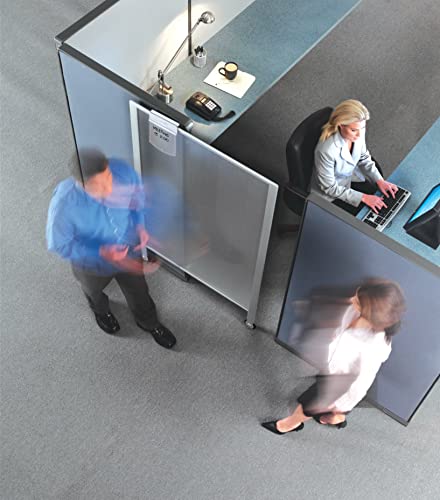 Quartet Workstation Privacy Screen, 64" X 38", For Cubicle Or Office, Adjustable Height, Sliding, Sturdy Aluminum Frame, Includes Attachable Whiteboard (Wps2000) #TOP6