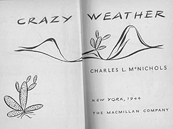 1944 FIRST EDITION CRAZY WEATHER MCNICHOLS BUFFALO BILL CODY WILD WEST SHOW
