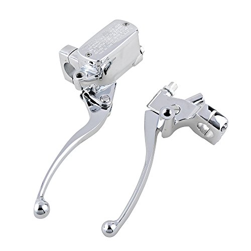 Motorcycle Horn Turn Signal Head Light Switch w/Harness + Brake Clutch Levers Fit 1996-2012 Harley Softail Dyna Sportster V-Rod 1" Handlebar by Astra Depot - Image 9