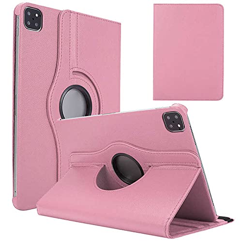 Zore Apple ile uyumlu iPad Air 11 2025 M3 Zore Dönebilen Standlı Kılıf Pembe Açık