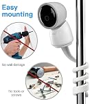 HOLACA Support flexible Twist pour ARENTI Vidéo Baby Monitor Support de caméra avec 1/4 porte-trou fileté et réglable 360 Mont de diplôme pour crèches (Mont Twist)