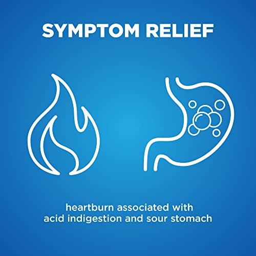 Amazon Basic Care Maximum Strength Famotidine 20mg Tablets, Acid Reducer, Prevents & Relieves Heartburn, Acid Indigestion, Cool Mint, 100 Count view 2