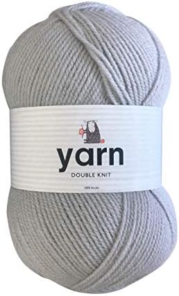 Korbond Double Yarn -Baby Pink Extra Soft 5 x 100g Ball of Acrylic Wool Knitting or Crochet Hypoallergenic (500g/1450mTotal) 180082_5
