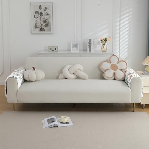 Image of HOKIPO Polyester Printed Waterproof + Anti-Slip + Quick Dry Sofa Armrest Cover with Pockets (2Pcs), Palm Leaves Forest Green (AR-5237-P3-L*2)