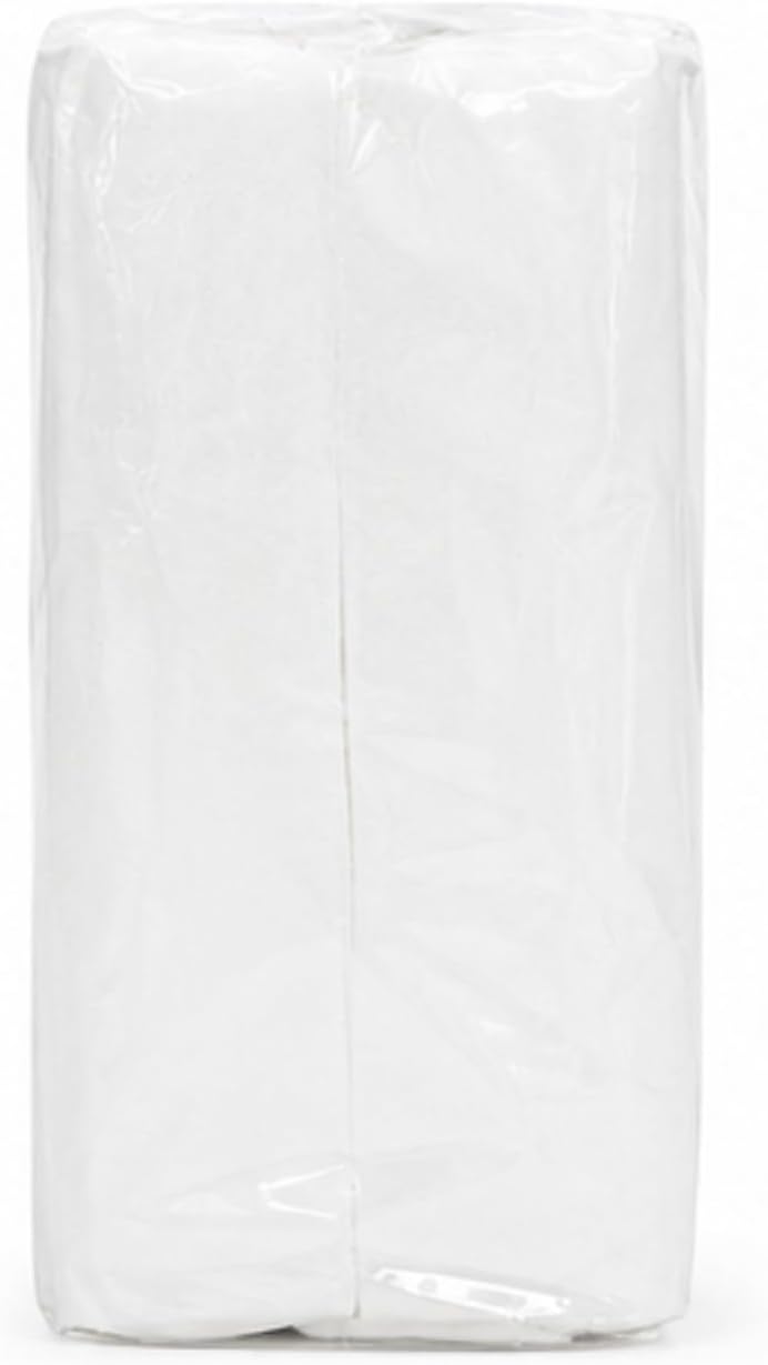 White Fabric Cloth Tissue, Plain Solid Color image 2