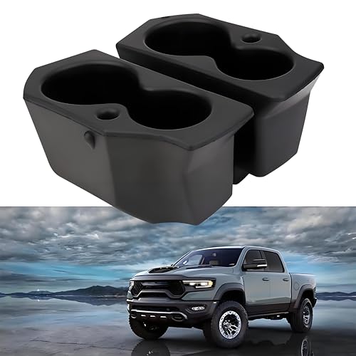 Par portavasos de espuma izquierda y derecha para Dodge Ram miniatura 1