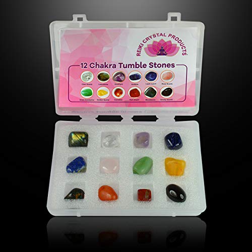 Image of Reiki Crystal Products Certified Natural Crystal Tumble Stone Kit | Multiple Crystal Stone Sets for Meditation, Reiki, Chakra & Spiritual Practices