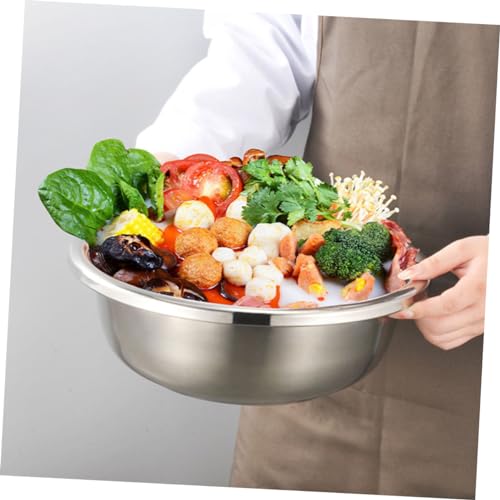 Tazón Grande de Acero Inoxidable para Cocina Multiuso miniatura 2