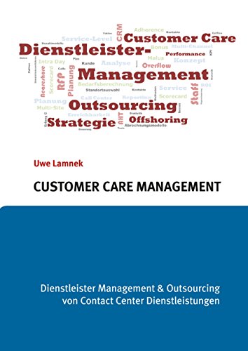 Customer Care Management: Dienstleister Management & Outsourcing von Contact Center Dienstleistungen