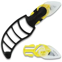 X-Trasafe Cartridge Knife Kit, Four Assembled Knives, 8 Replacement Blade Cartridges, Yellow