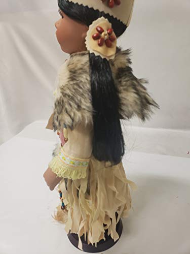 16" Collectible Native American Indian Porcelain Doll (Ayasia) D16665 #TOP2