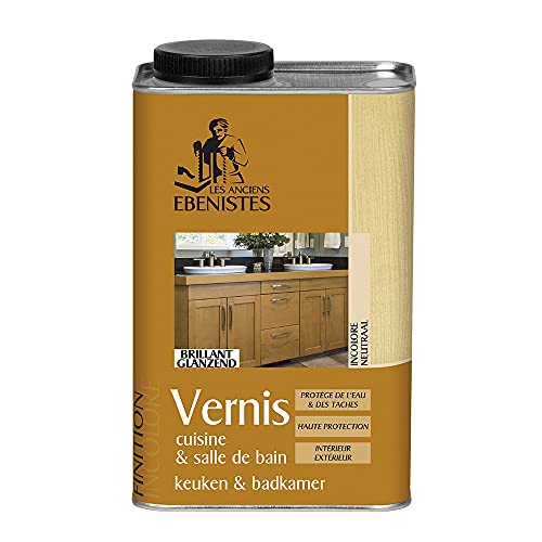 Vernis Salle de Bain Et Cuisine 1L Incolore - Les anciens ébénistes