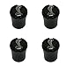 Modern Design 4pcs Mustang Shelby Logo Black Auto Car Wheel Tire Air Valve Caps Tire Decoration For Ford Mustang Car Model