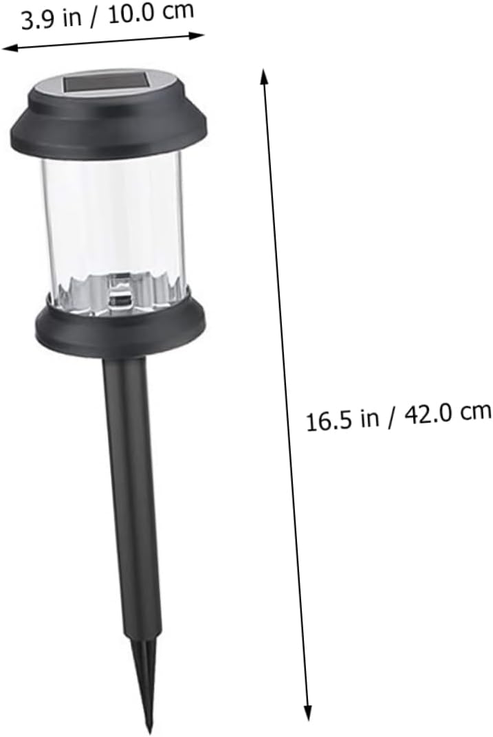 DOITOOL 6pcs Solar Lawn Lights Led Ground Plug Lamps for Outdoor Garden Decoration Landscape Lighting for Pathways Yards and Walkways
