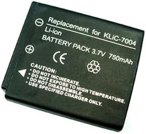 DigiEspow New Replacement Digital Camera Battery for EasyShare V1253 Kodak Easyshare V1073 Kodak Easyshare V1273 Kodak M1033 Pentax Optio A36;fits Kodak KLIC-7004 Battery [ Li-ion 3.7V 750mAh Black ]
