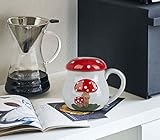 Cute Mushroom Mug With Lid - Big Ceramic Coffee & Tea Cup - Funny Gift for Women - Image 7