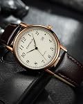 CIVO Mens Watch Waterproof Leather Strap Analog Quartz Wrist Watches for Men Fashion Vintage Auto Date Watches