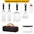 AIKWI 8PCS Griddle Accessories Tool Kit, Flat Top Grill Spatula Set for Blackstone and Camp Chef, Included Turner, Scraper, Chopper, Bottles, Carry Bag, Perfect for Outdoor BBQ, Indoor Cooking