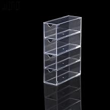 NOBRIM Glasses Holder Storage Display Grid Case Box for Eyeglass Sunglass Glasses Jewelry Showing Case with Rack Cove 24.6x17.5x6.3CM Eyeglasses Display Stand Desktop Ornament