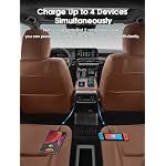 Retractable Car Charger USB C & Lightning, 107W Fast Charge - Image 6