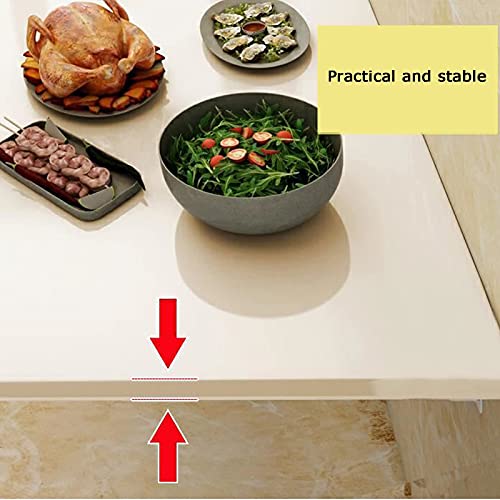Table pliante murale peu encombrante avec support rabattable - 7