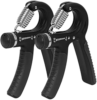 FYY 2PCS Hand Grip Strengthener Exerciser, Adjustable Resistance 5-60 kg (11-132 lbs) Hand Grip Strength Trainer for Training
