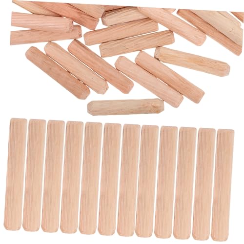 Mobestech Pasadores de Madera Lisos Clavijas de Madera para Ensamblar Muebles de Carpintería
