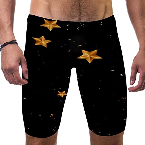 Short de bain homme étoiles noir pour la plage et piscine 3XL