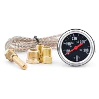 FVZWKHD – FVZWKHD 2" 52MM Mechanisches 12V Wasser-Temperatur-Messgerät